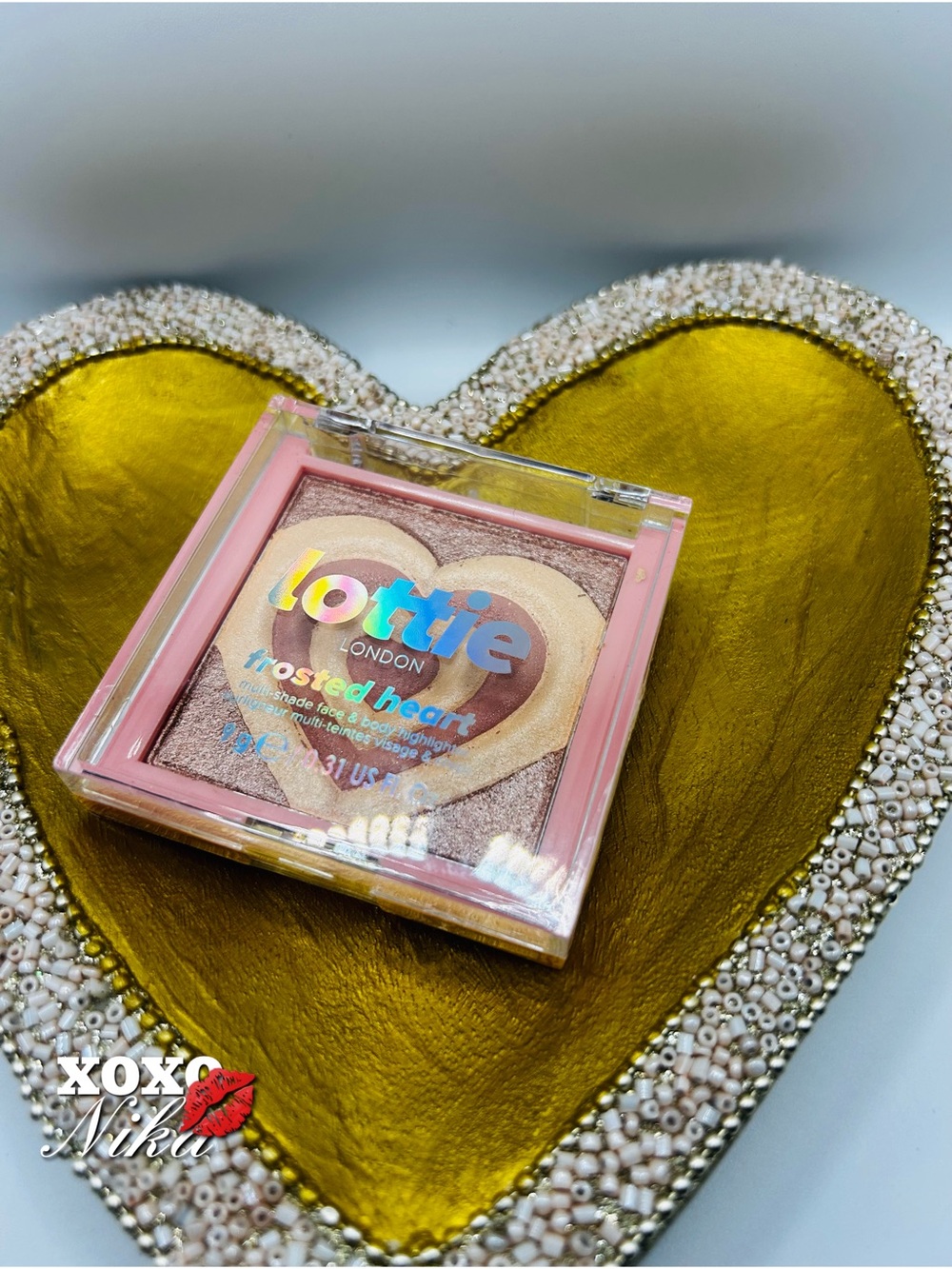 🩷Lottie London Frosted Heart Shimmer Highlighter 🩷